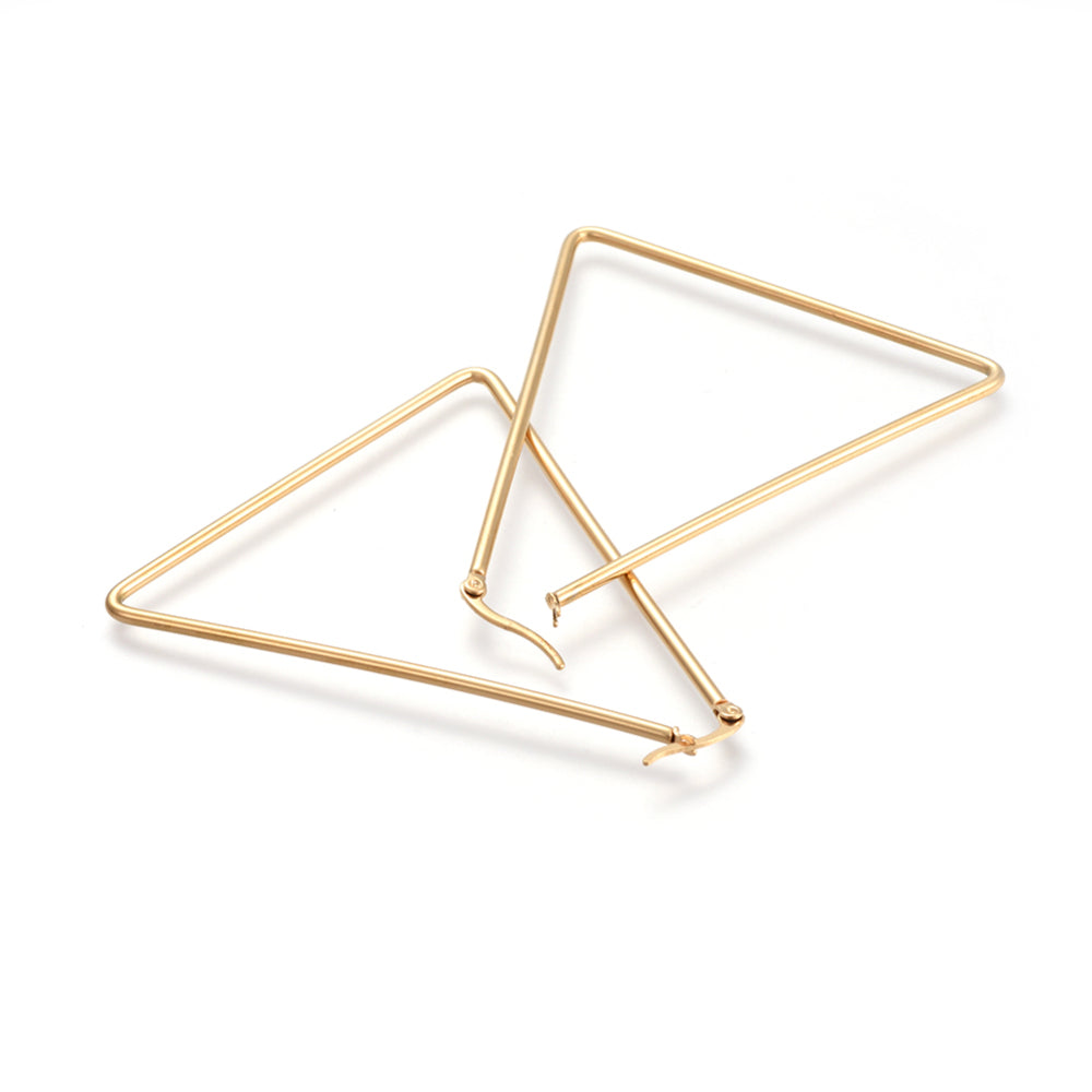 Triangle Hoop Earrings