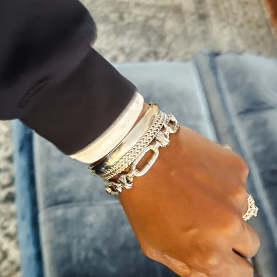 Alisha Stainless Steel Bracelet Stack