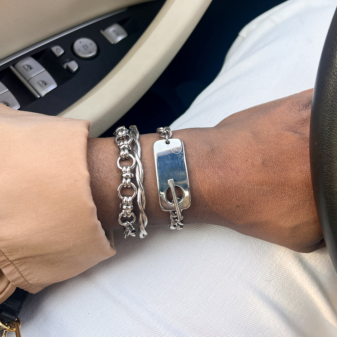 Jaiden Stainless Steel Bracelet Stack