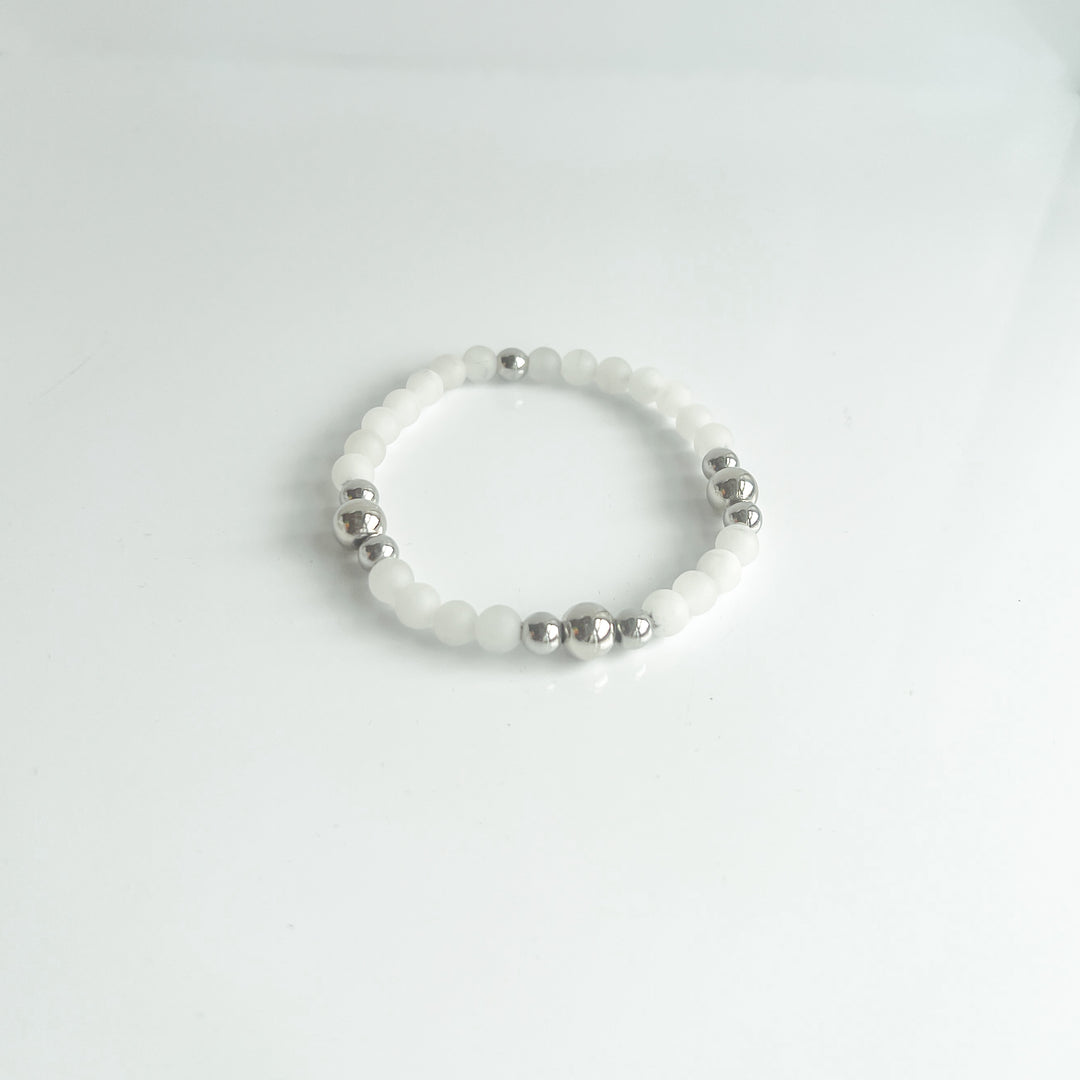 Trinity Jade Beaded Bracelet