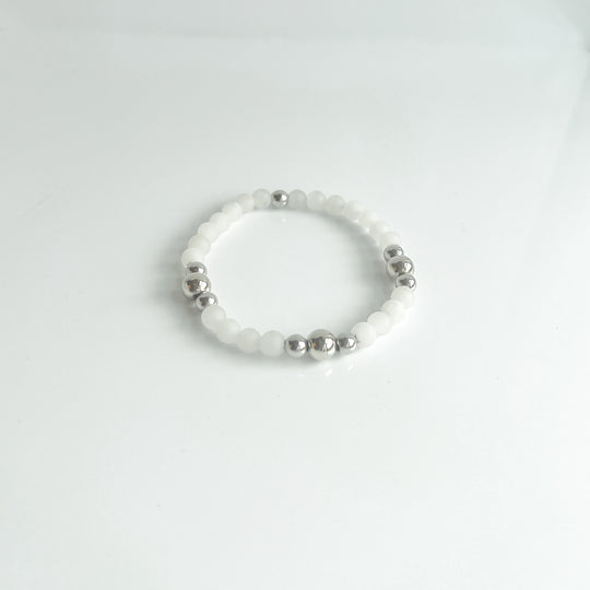 Trinity Jade Beaded Bracelet