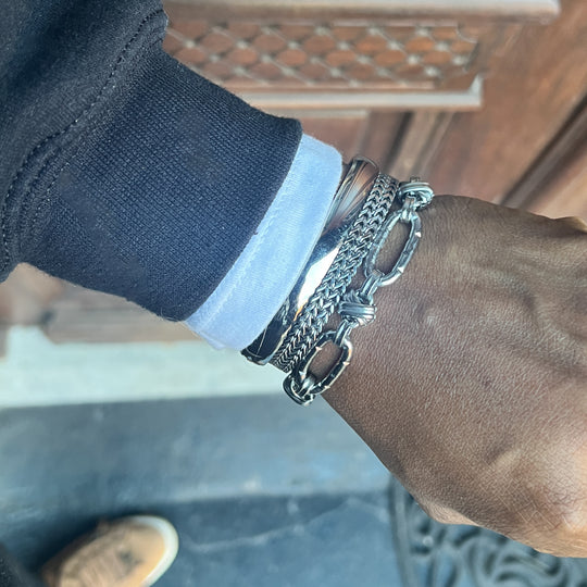 Alisha Stainless Steel Bracelet Stack