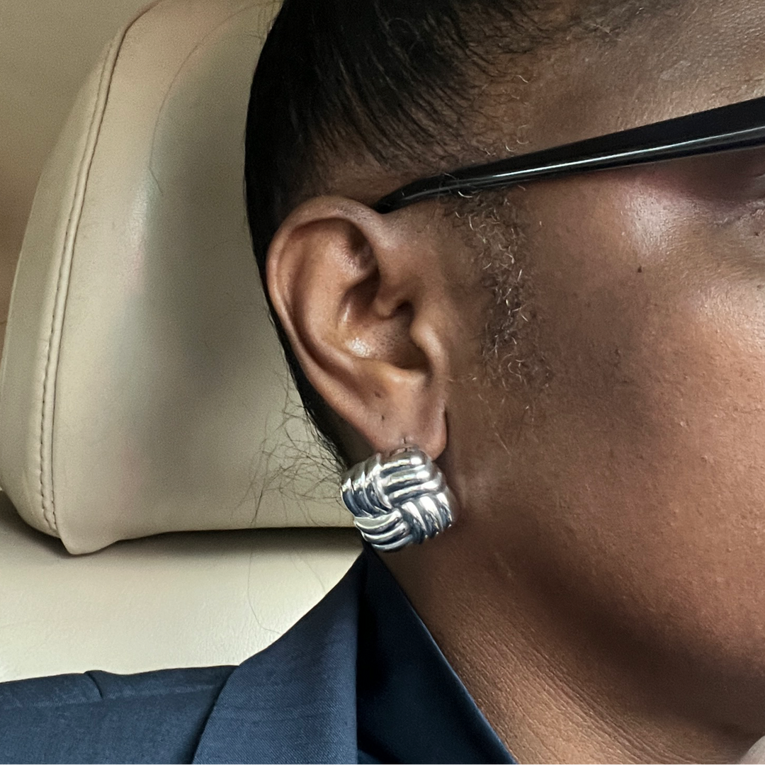 Emme stainless steel earrings