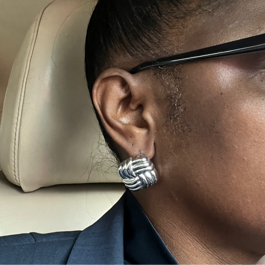 Emme stainless steel earrings