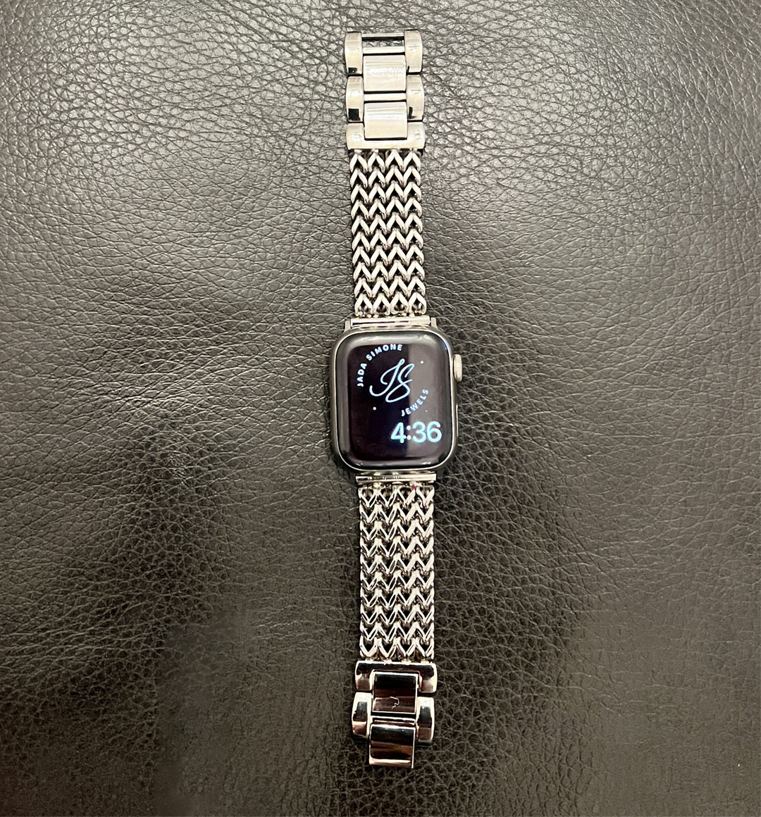 Valencia Stainless Steel Apple Watch Band
