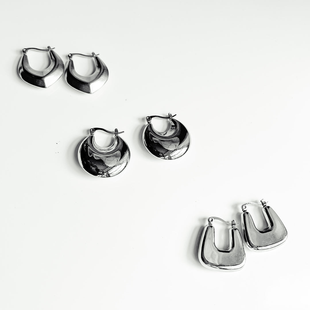 Anneliese Stainless Steel Earrings