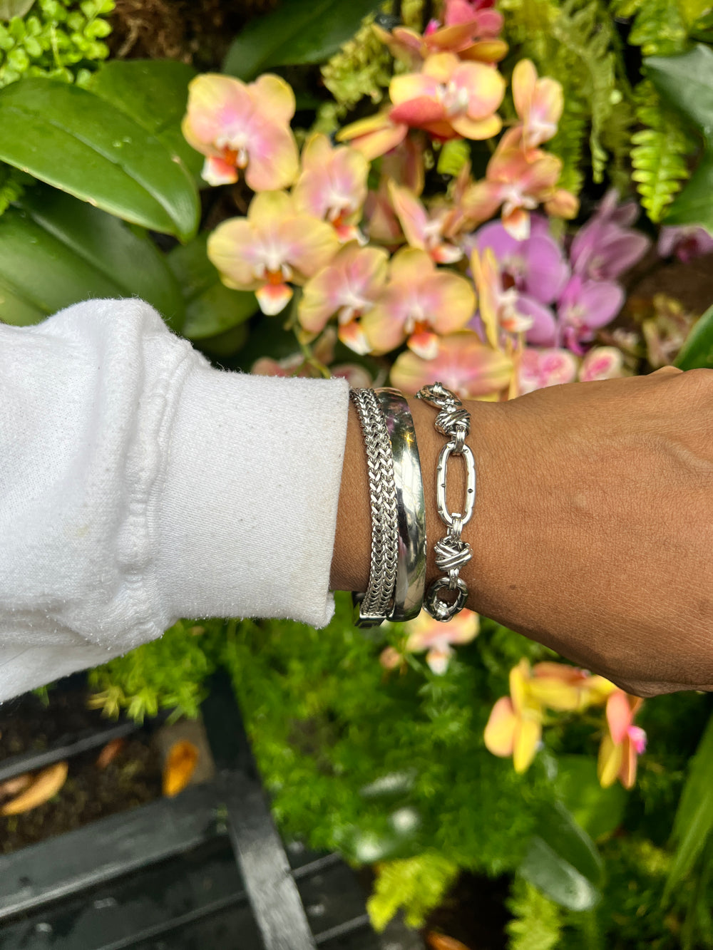 Alisha Stainless Steel Bracelet Stack