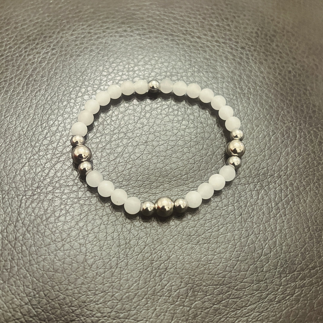 Trinity Jade Beaded Bracelet