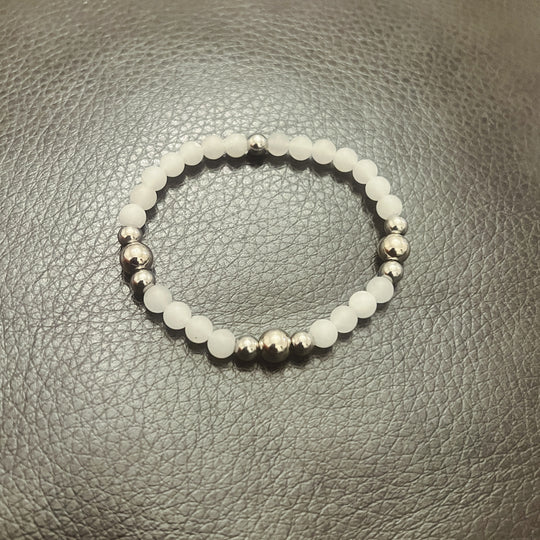 Trinity Jade Beaded Bracelet