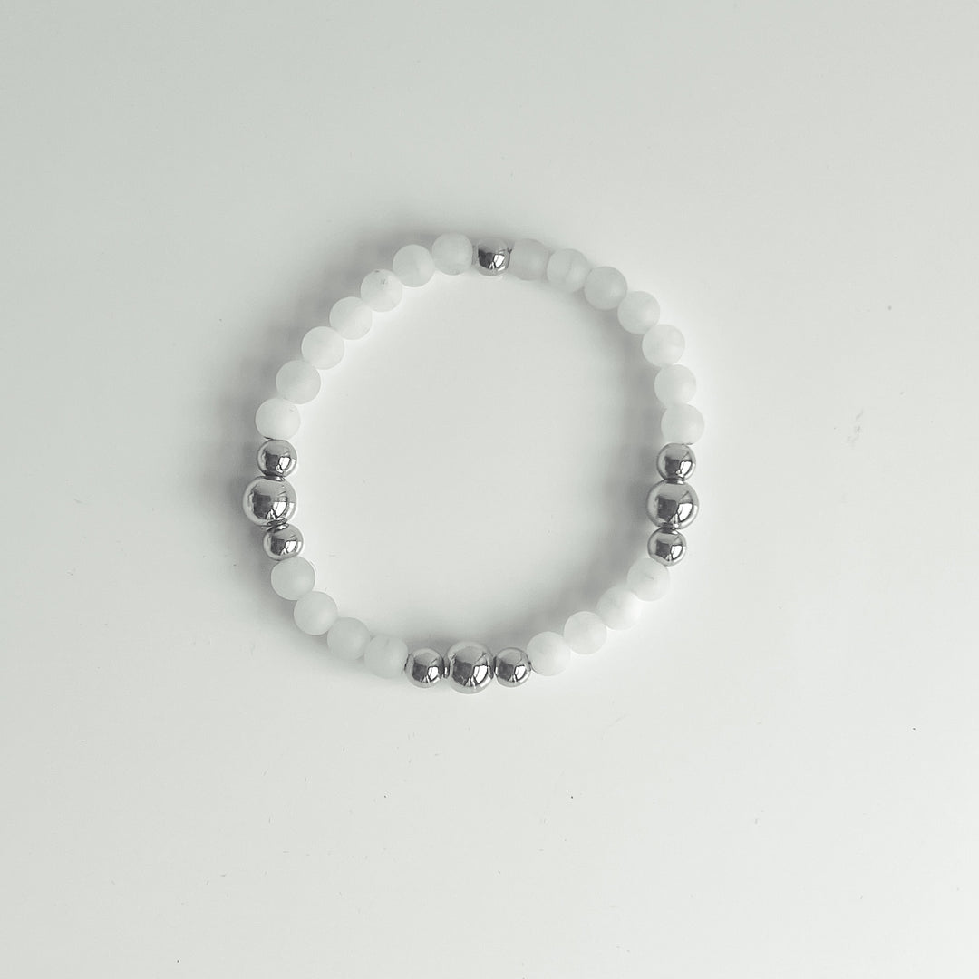 Trinity Jade Beaded Bracelet