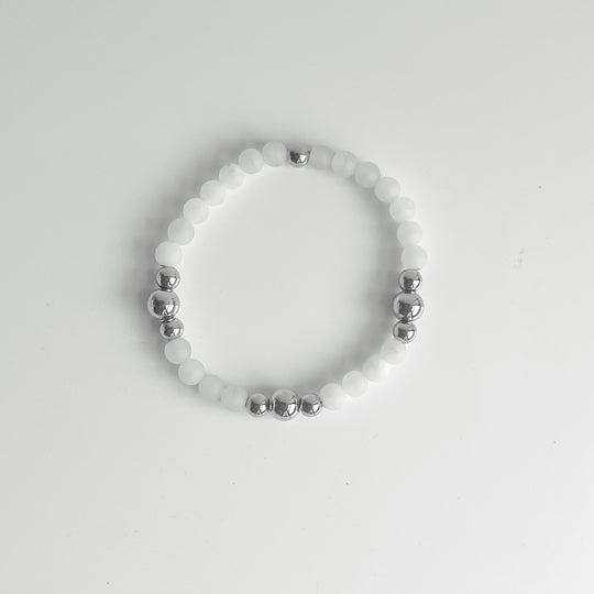 Trinity Jade Beaded Bracelet