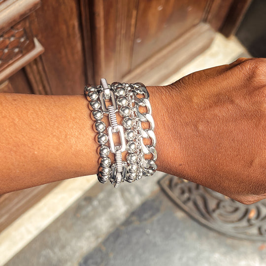 Colette Stainless Steel Bracelet Stack