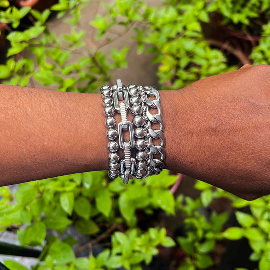 Colette Stainless Steel Bracelet Stack