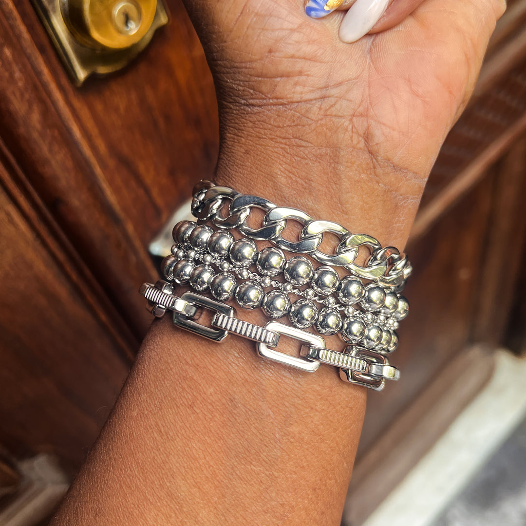 Colette Stainless Steel Bracelet Stack