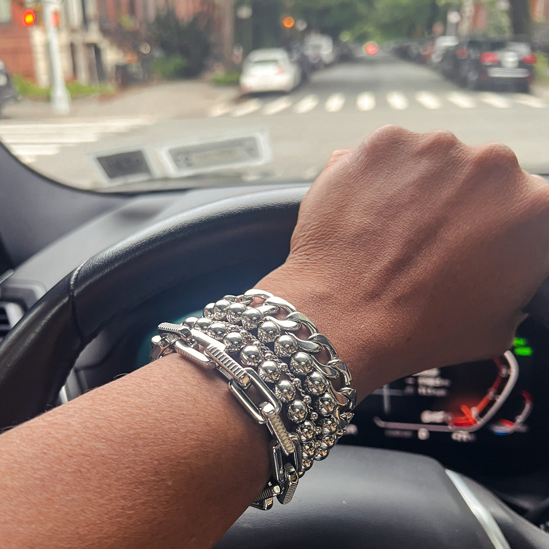 Colette Stainless Steel Bracelet Stack