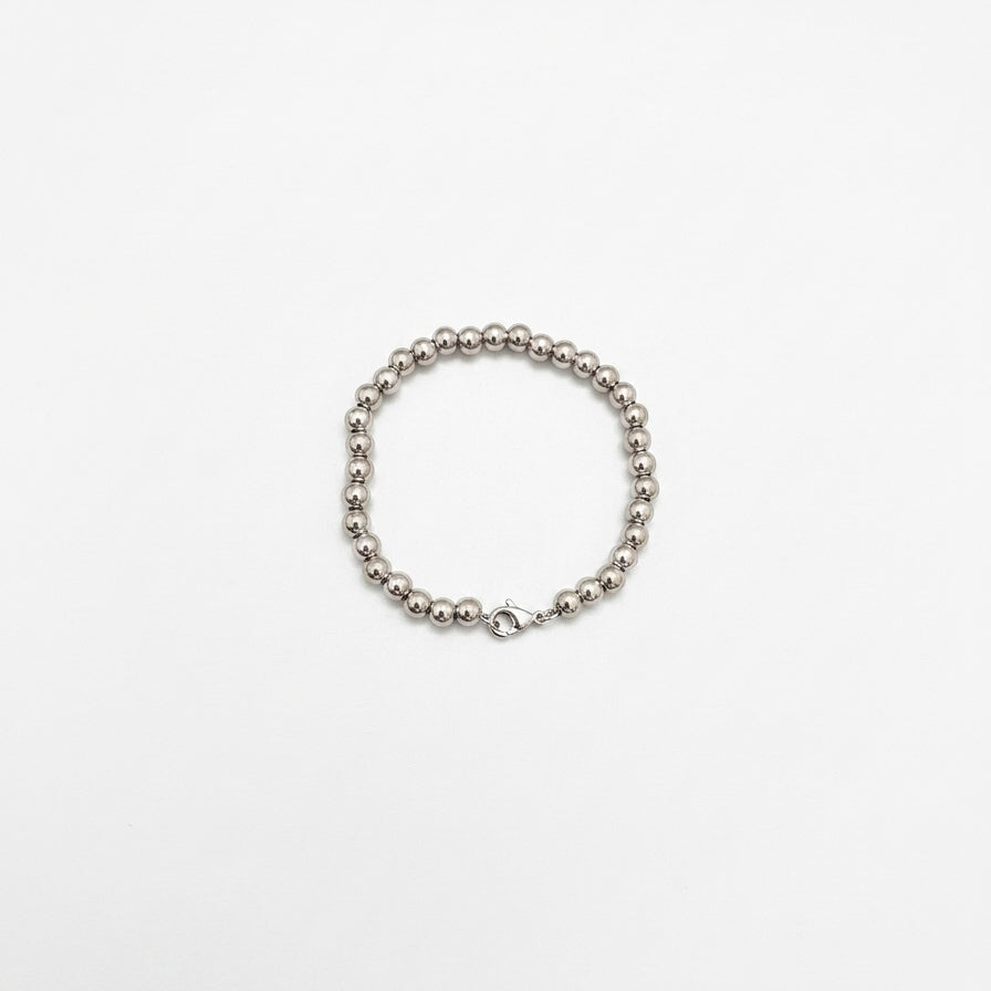 Nakia Stainless Steel Beaded Bracelet