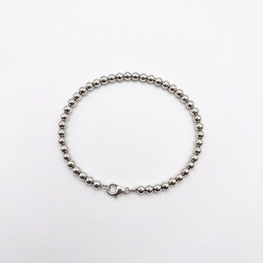 Nakia Stainless Steel Beaded Bracelet