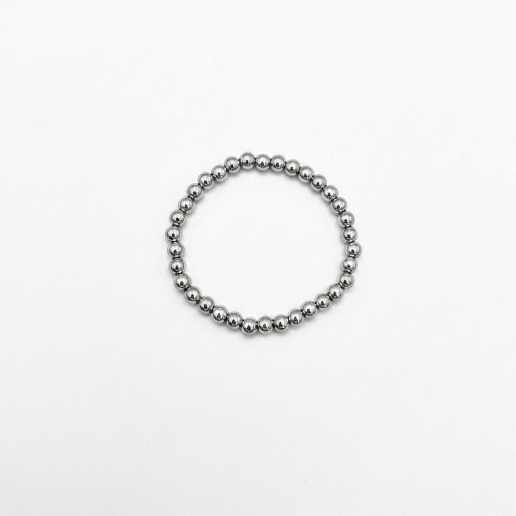 Nakia Stainless Steel Beaded Bracelet