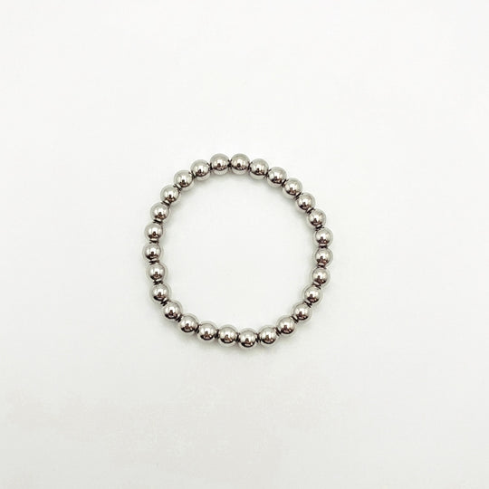 Nakia Stainless Steel Beaded Bracelet