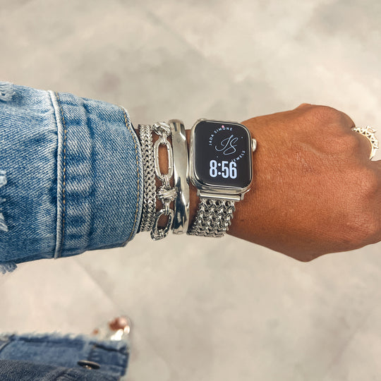 Alisha Stainless Steel Bracelet Stack