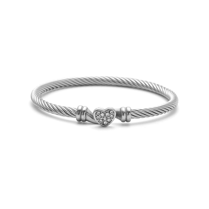 Maria Stainless Steel Bangle