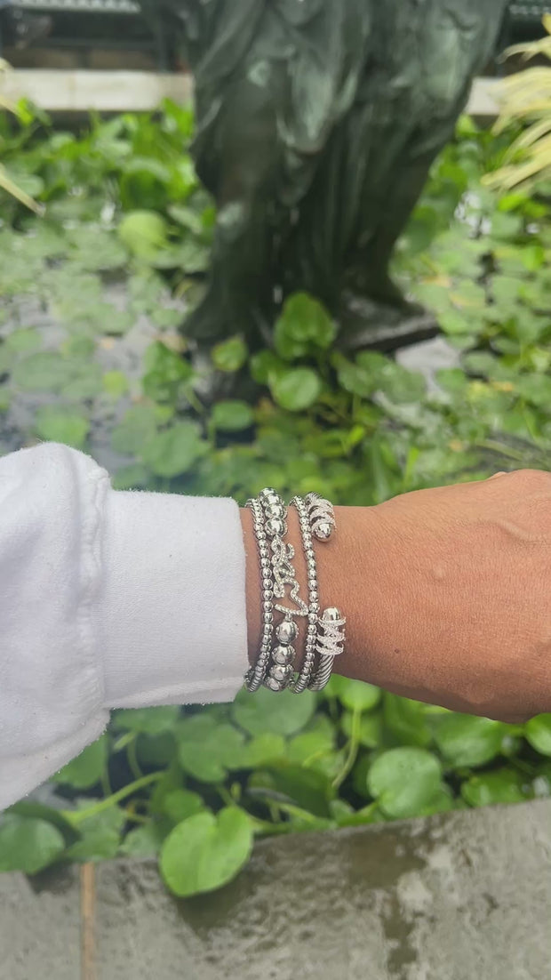 Brooklyn Stainless Steel Bracelet Stack - 4 piece stainless steel
