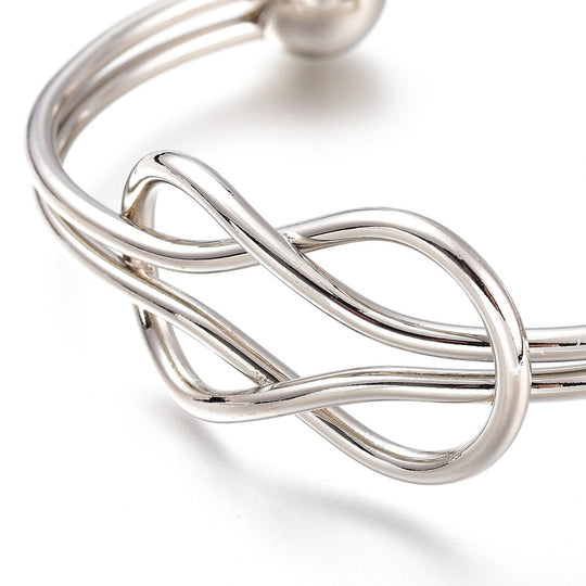 Oluchi Stainless Steel Knot Bangle