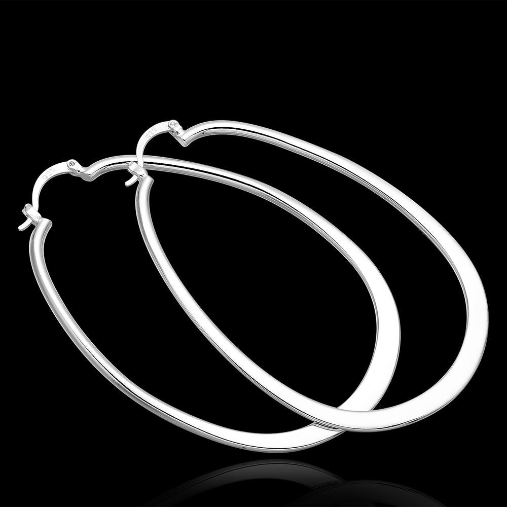 Viola Oval Hoop Earrings