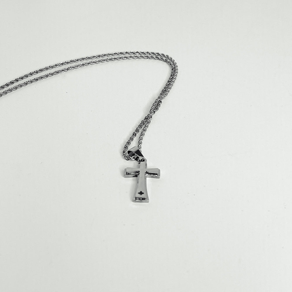 Grace Stainless Steel Cross Chain