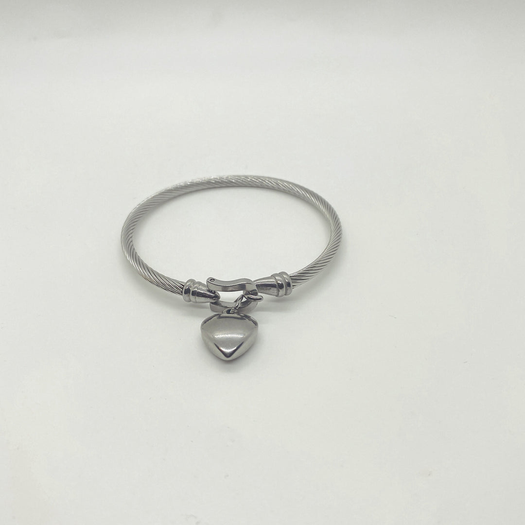 Harmonee Stainless Steel Heart Bracelet