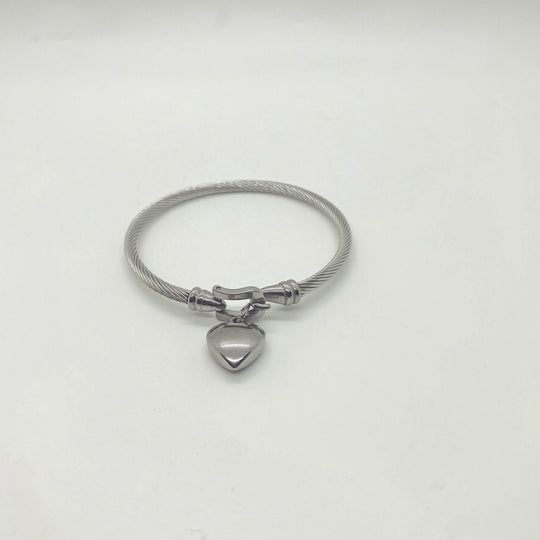 Harmonee Stainless Steel Heart Bracelet