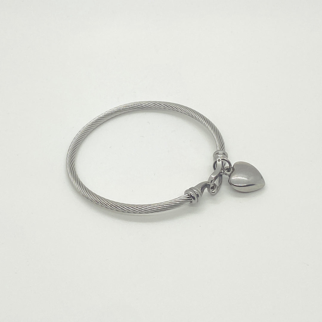 Harmonee Stainless Steel Heart Bracelet