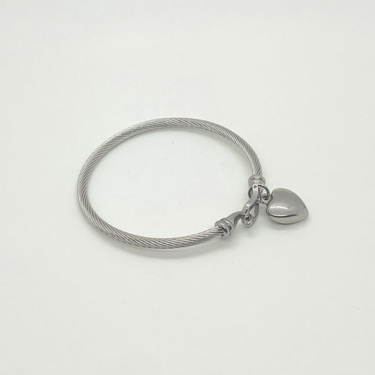 Harmonee Stainless Steel Heart Bracelet