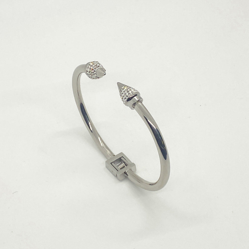 Tina Stainless Steel Cuff Bangle