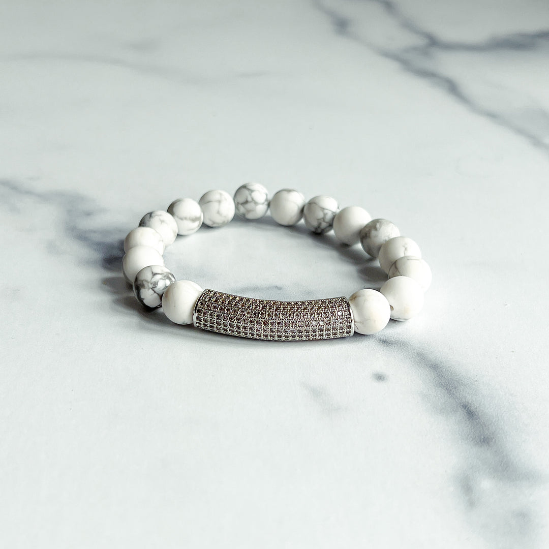 Tanisha Howlite Beaded Bracelet