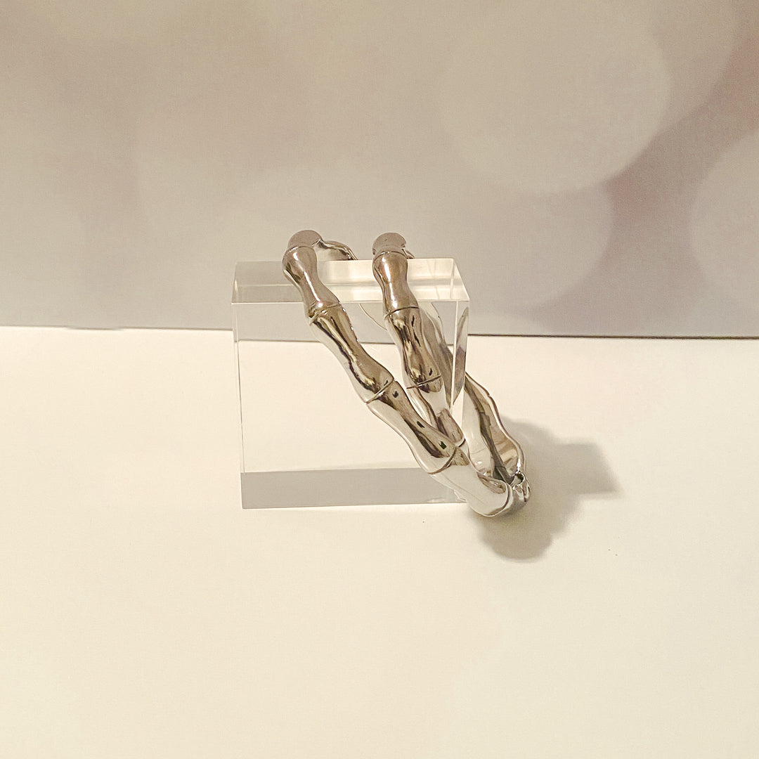 Twanna Stainless Steel Bamboo Bangle
