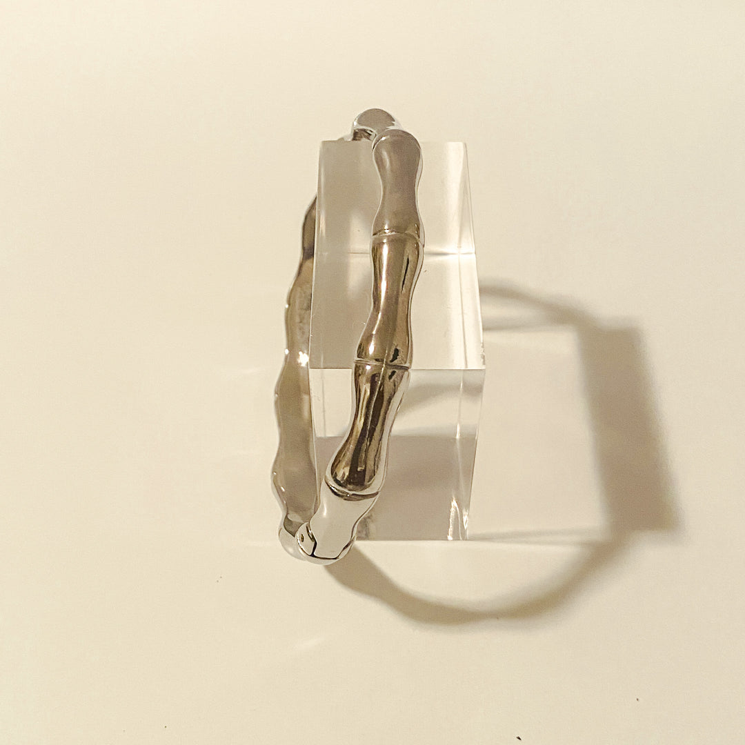 Twanna Stainless Steel Bamboo Bangle