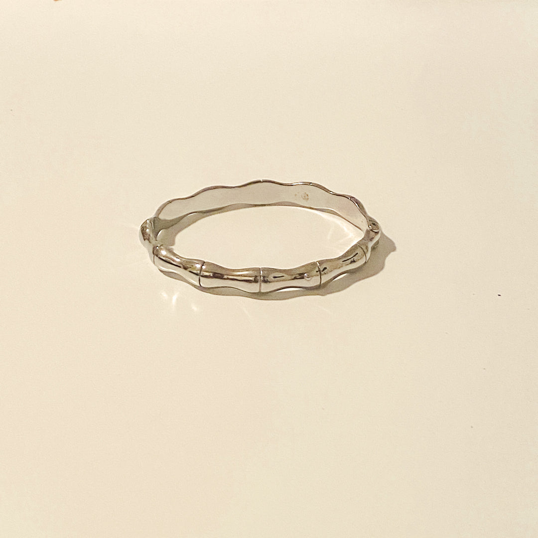 Twanna Stainless Steel Bamboo Bangle