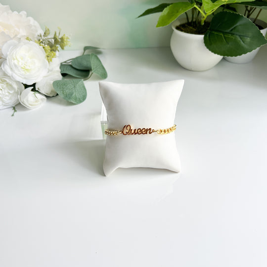 Queen Cuban Link Stainless Steel Anklets