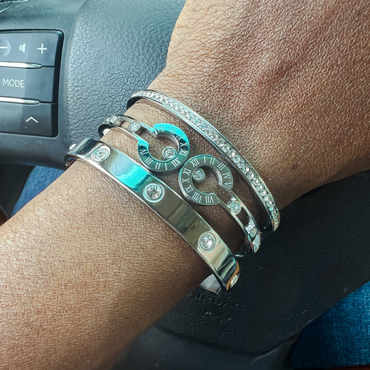 Anjali Stainless Steel Bracelet Stack