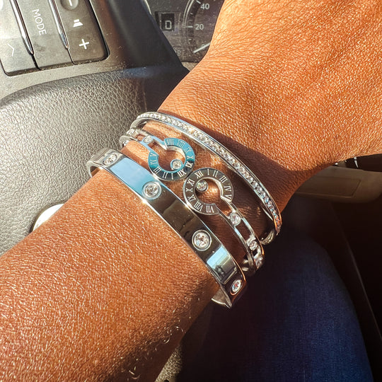 Anjali Stainless Steel Bracelet Stack