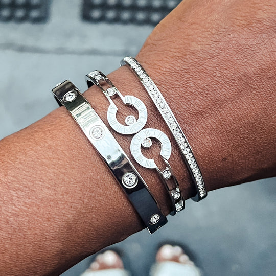 Anjali Stainless Steel Bracelet Stack