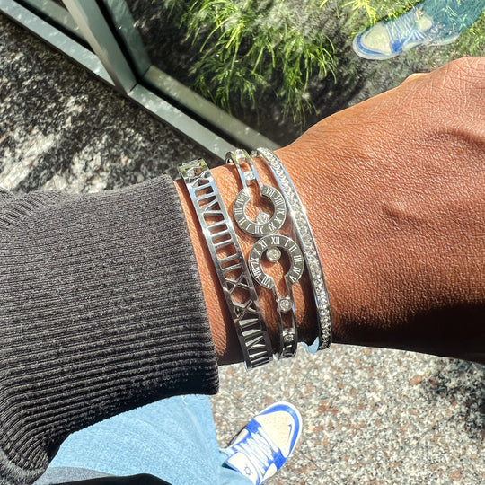 Anjali Stainless Steel Bracelet Stack