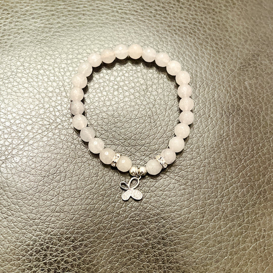 Yara Beaded Bracelet with Butterfly Charm