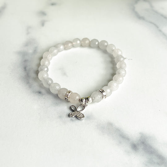 Yara Beaded Bracelet with Butterfly Charm
