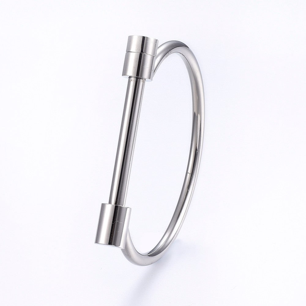 Tabitha Stainless Steel Bar Bangle