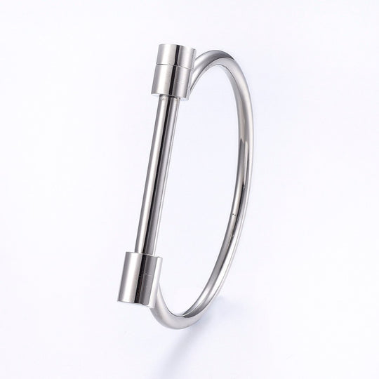 Tabitha Stainless Steel Bar Bangle