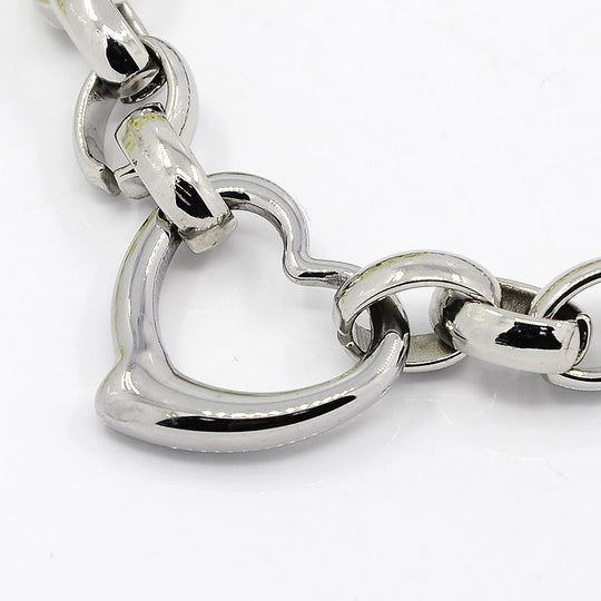 Amanda Stainless Steel Heart Bracelet