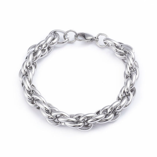Shaina Stainless Steel Rope Bracelet