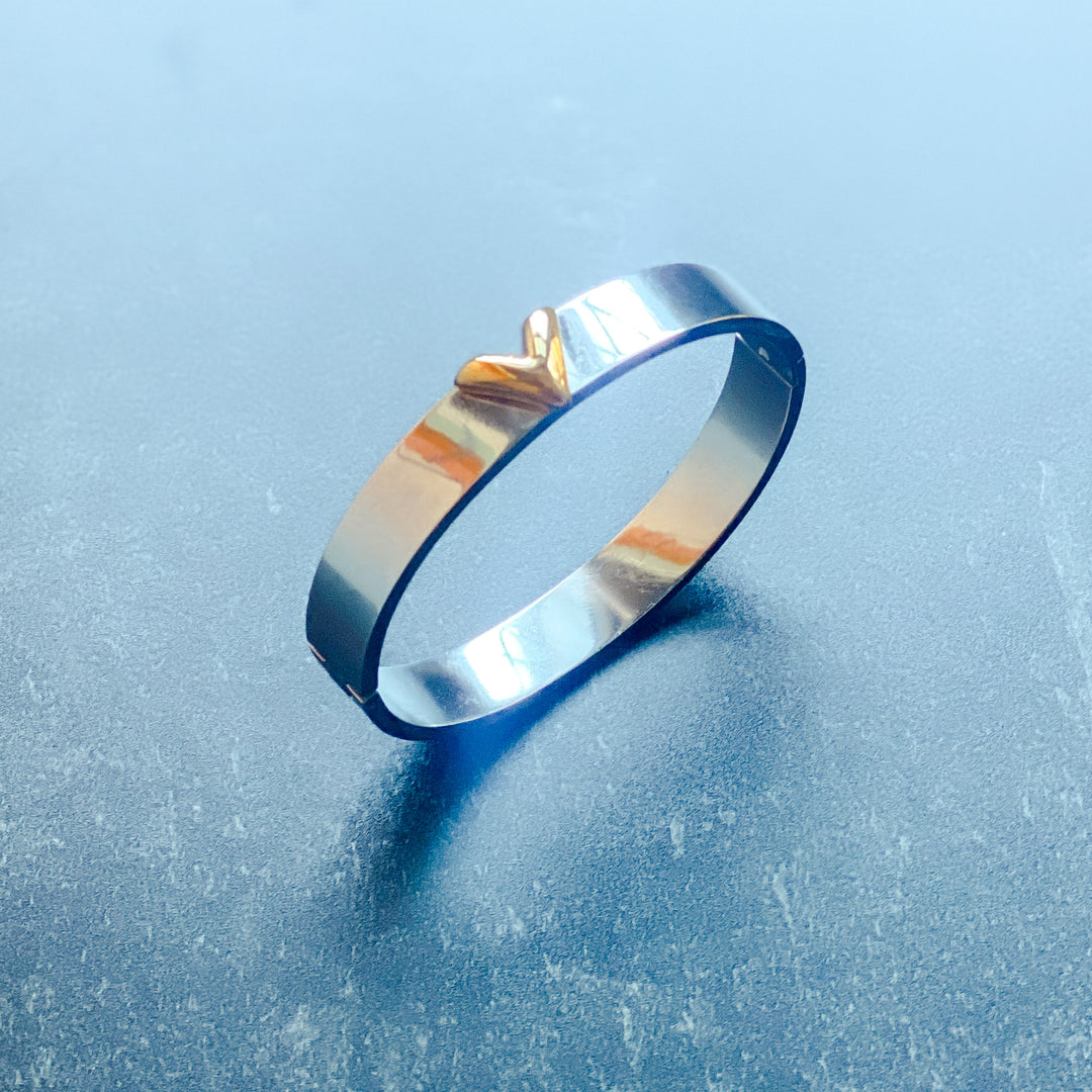 Victoria Stainless Steel Bangle